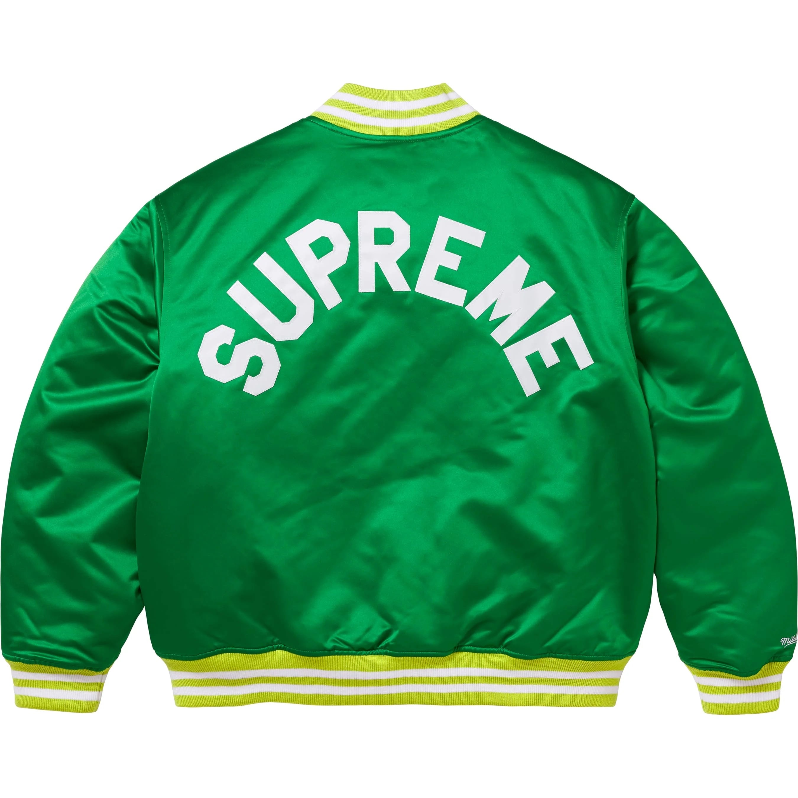Supreme®/Mitchell & Ness Satin Varsity Jacket view 7